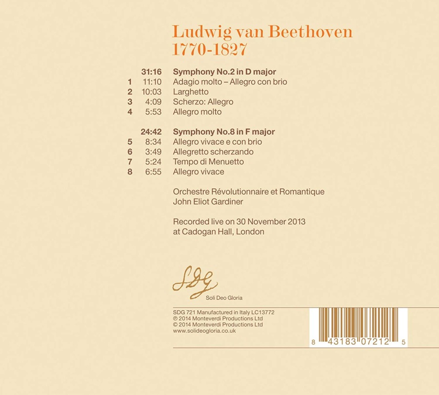 Beethoven: Symphonies Nos. 2 & 8 - slide-1