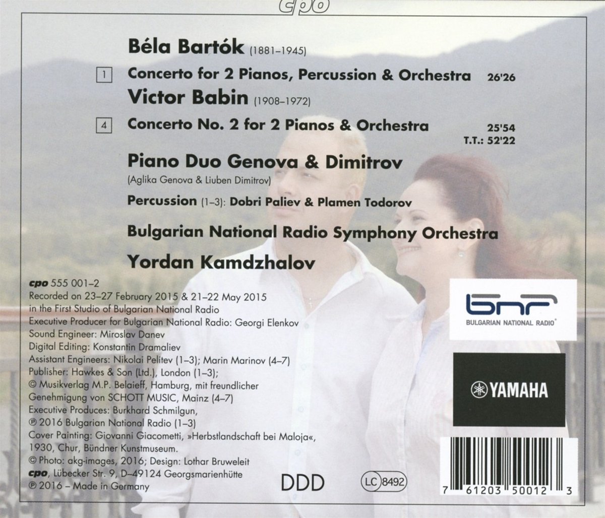 Bartok & Babin: Concertos for 2 Pianos & Orchestra - slide-1
