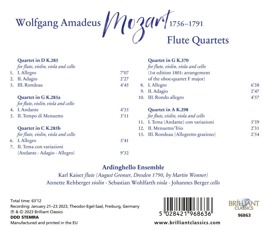Mozart: Flute Quartets - slide-1