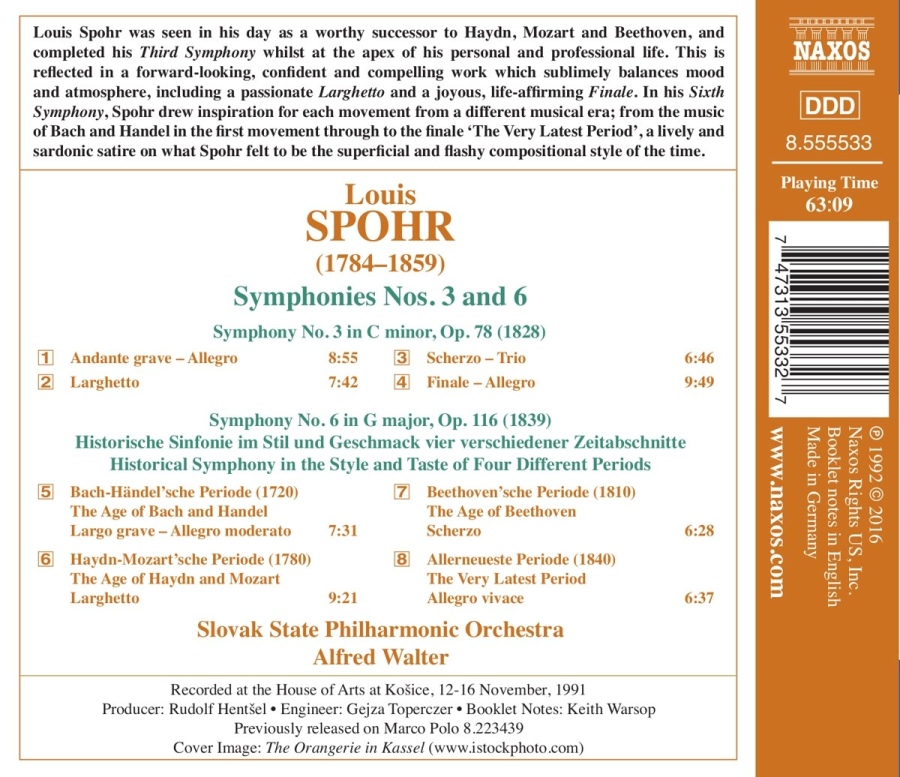 Spohr: Symphonies Nos. 3 and 6 - slide-1