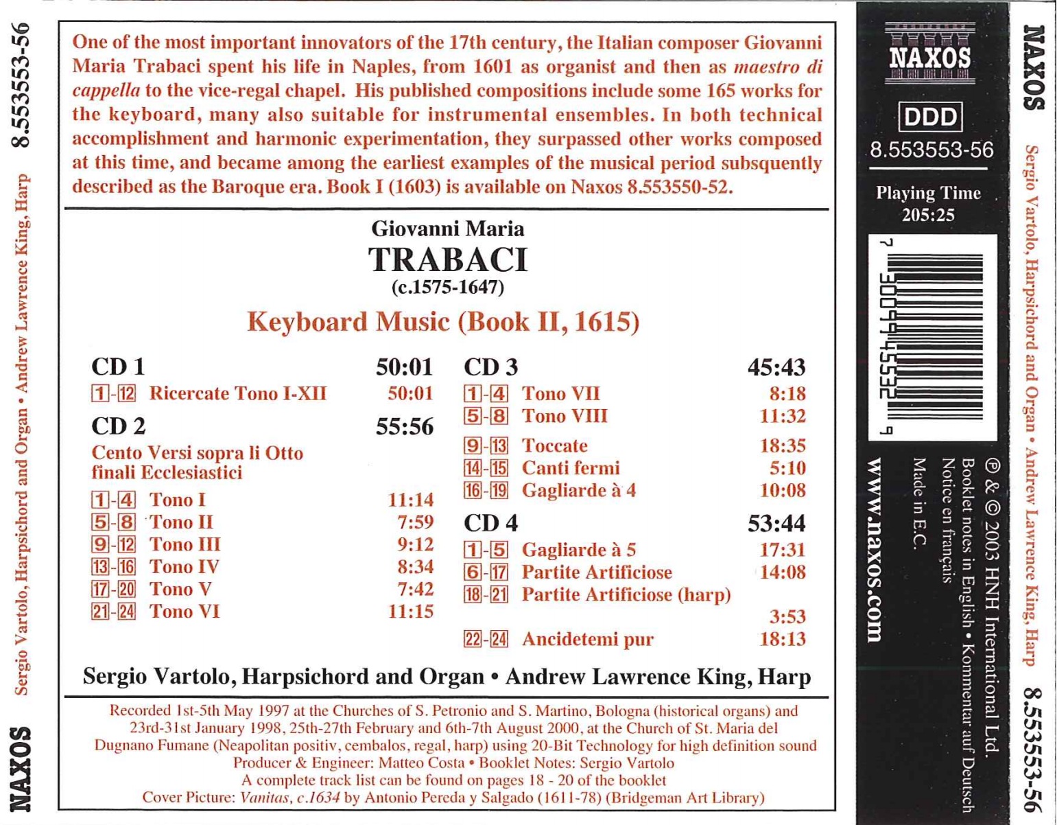 TRABACI: Keyboard Music (Book II, 1615) - slide-1