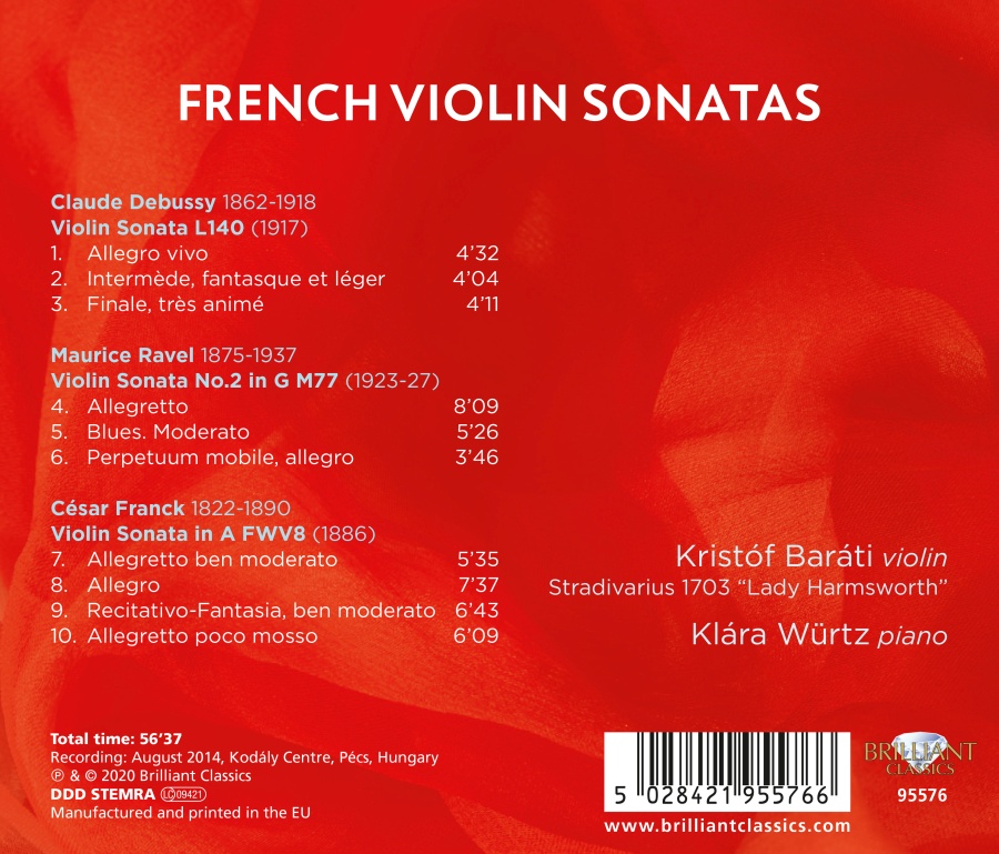 Debussy / Ravel / Franck: French Violin Sonatas - slide-1