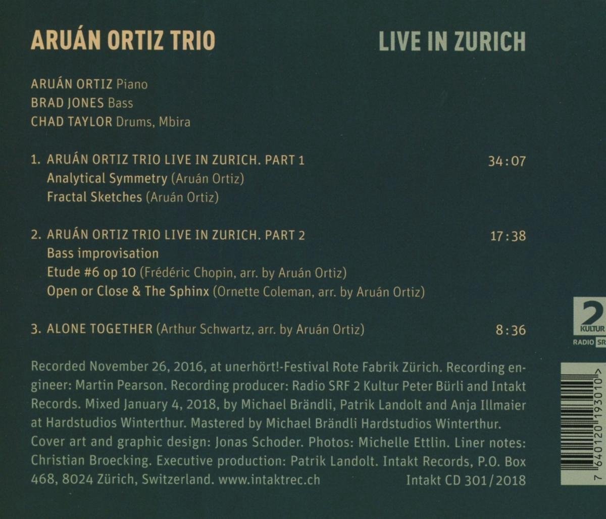 Aruán Ortiz Trio/Jones/Taylor: Live in Zurich - slide-1