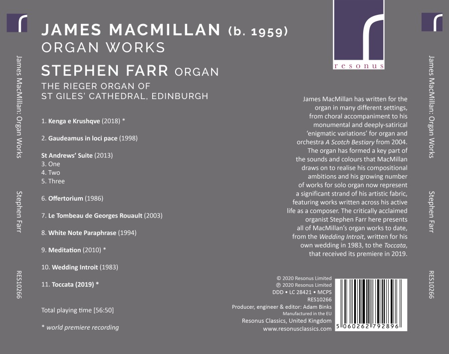 MacMillan: Organ Works - slide-1