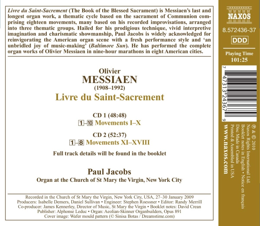 MESSIAEN: Livre du Saint-Sacrement - slide-1