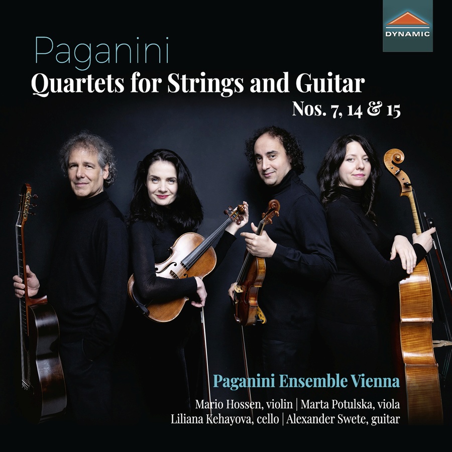 Paganini: Quartets for Strings and Guitar Nos. 7, 14 & 15