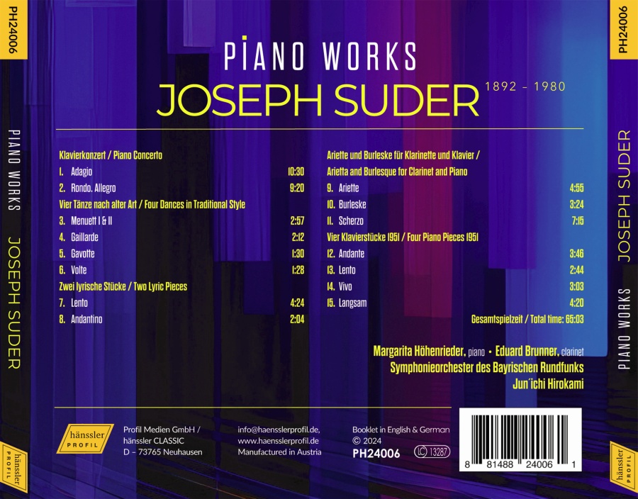 Joseph Suder: Piano Works - slide-1