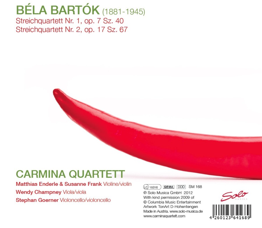 Bartok: Streichquartette Nr. 1 & 2 - slide-1