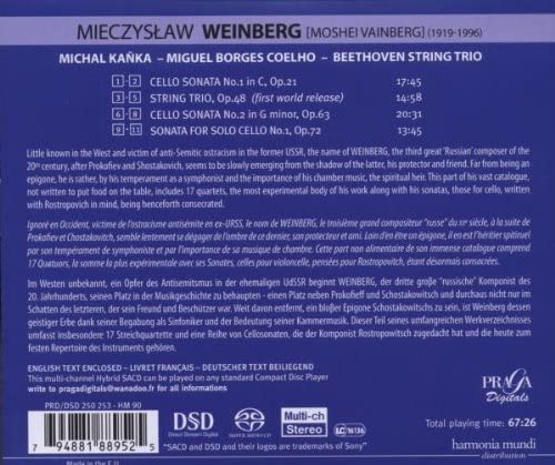 Weinberg: Cello Sonatas Op. 21, 63 & 72, String Trio Op. 48  SACD - slide-1