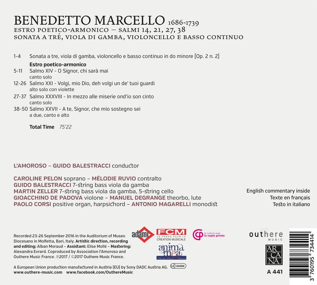 Marcello: Estro Poetico-Armonico - slide-1