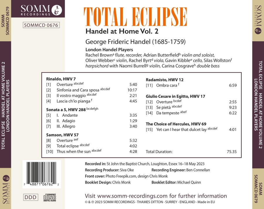 Total Eclipse - Handel at Home Vol. 2 - slide-1