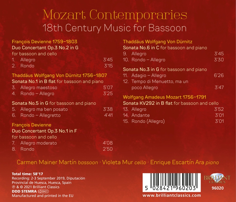 Mozart Contemporaries - 18th Century Music for Bassoon - slide-1
