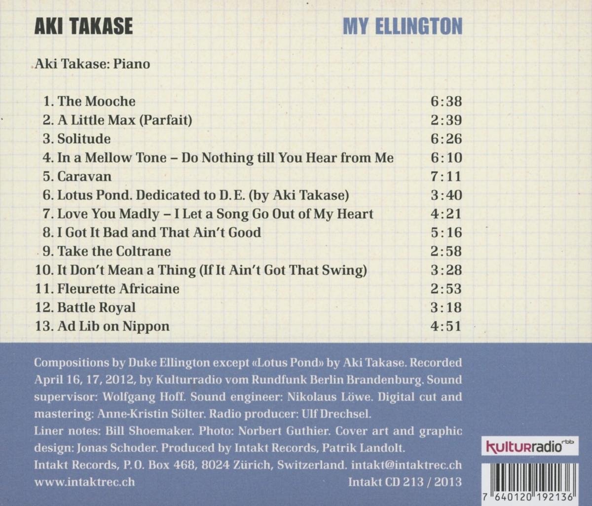 Aki Takase: My Ellington - slide-1