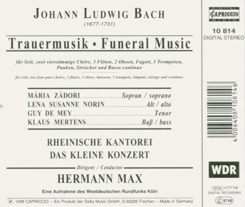 Bach Jochan Ludwig: Trauermusik - slide-1