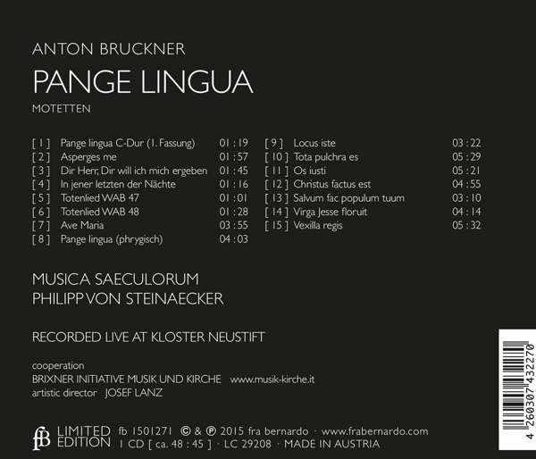 Bruckner: Pange Lingua-Motetten - slide-1