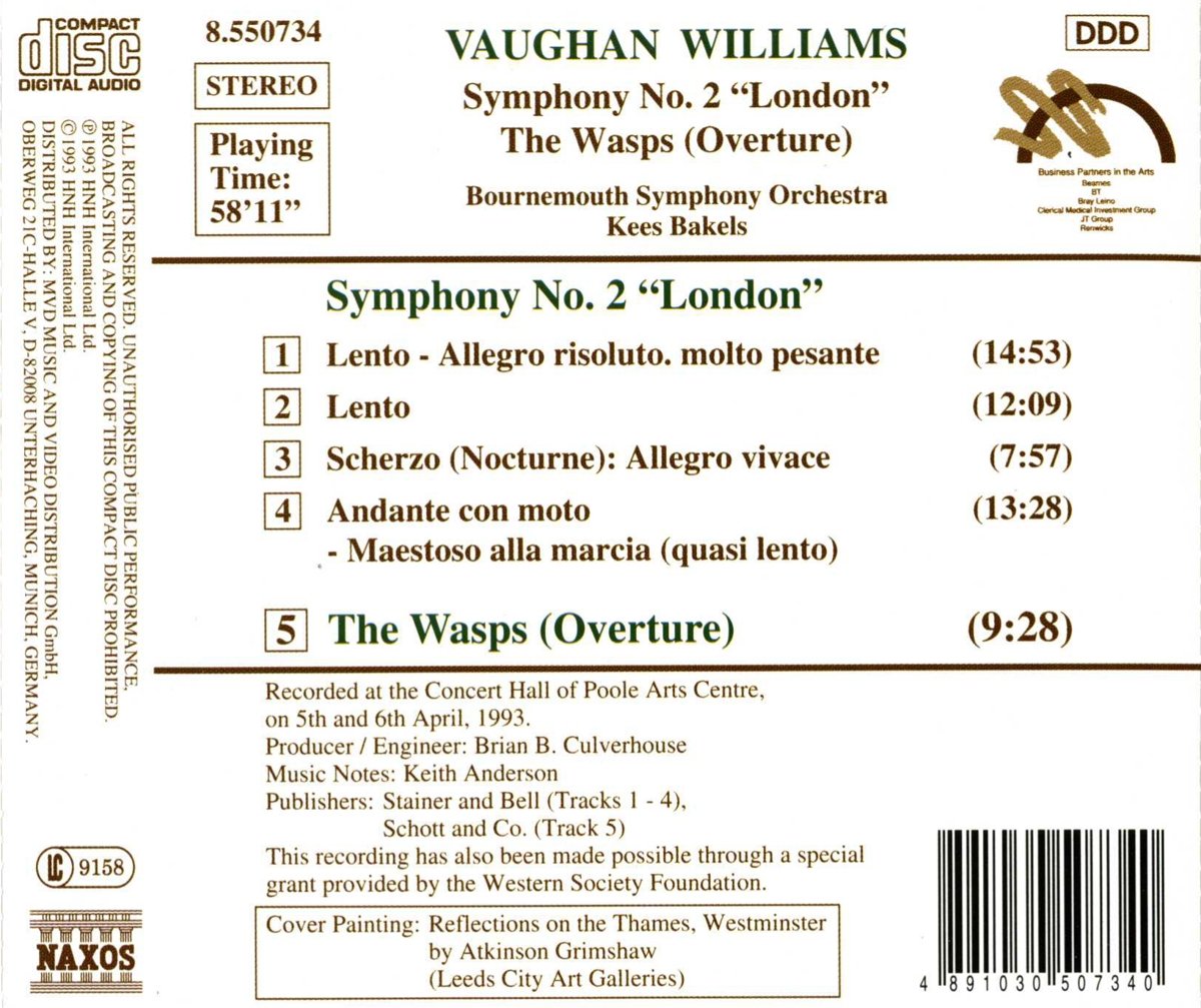 VAUGHAN WILLIAMS: Symphony No. 2 - slide-1