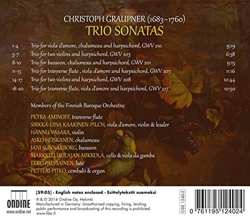 Graupner: Trio Sonatas - slide-1