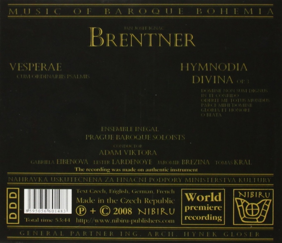 Brentner: Hymnodia Divina; Vesperae - slide-1