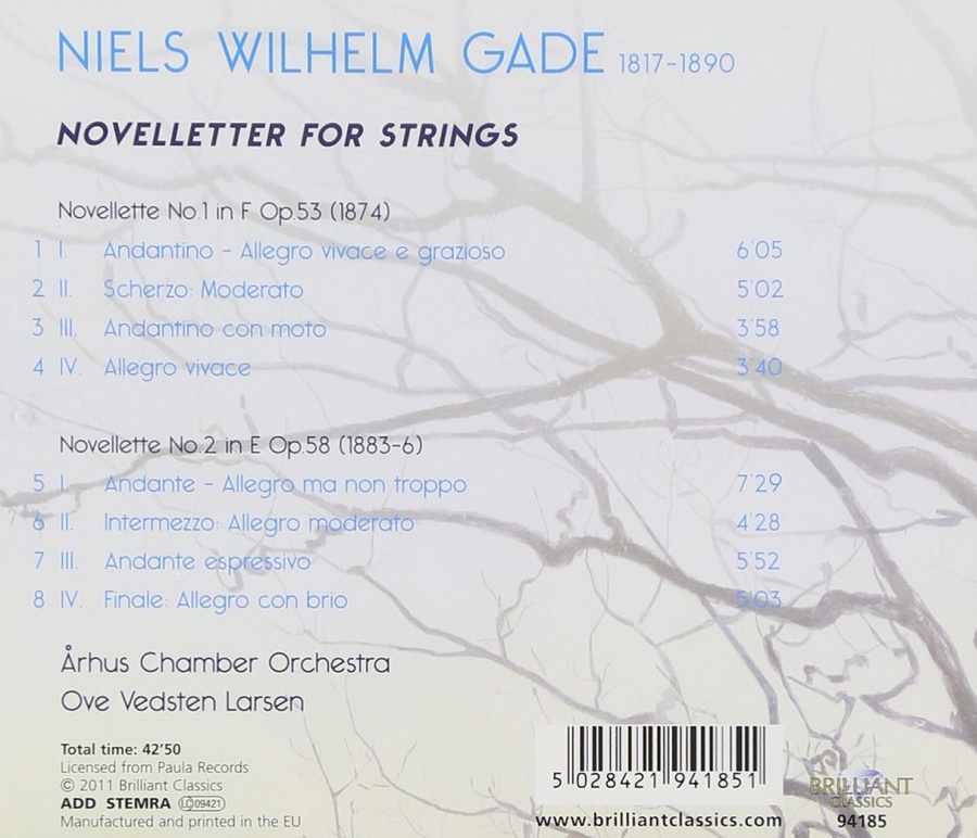 Gade: Novelletter for Strings - slide-1