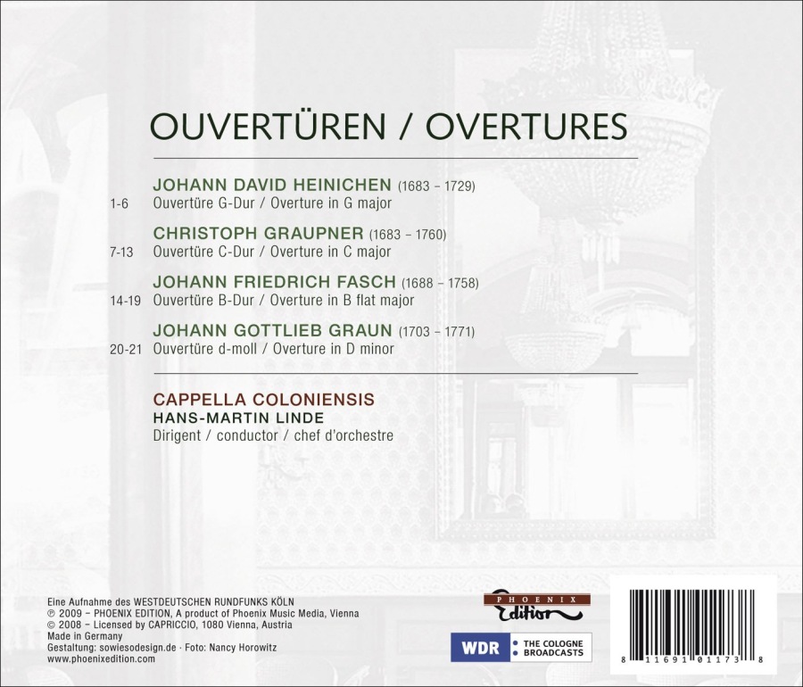 Overtures -  Heinichen, Graupner, Fasch, Graun - slide-1