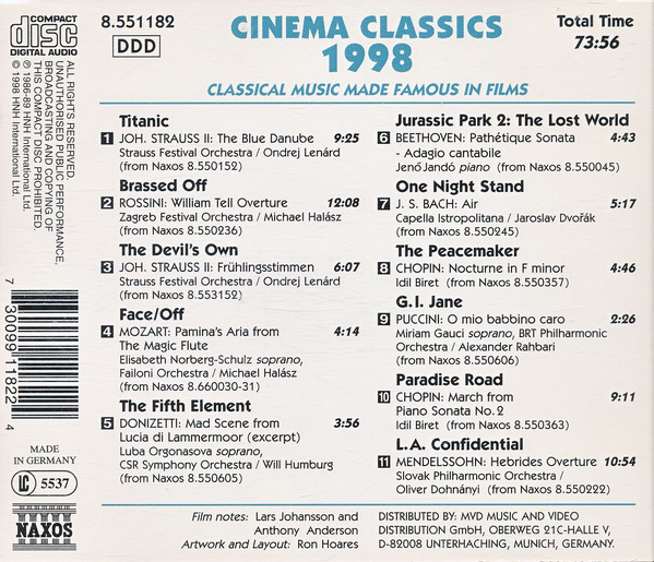 CINEMA CLASSICS 1998 - slide-1