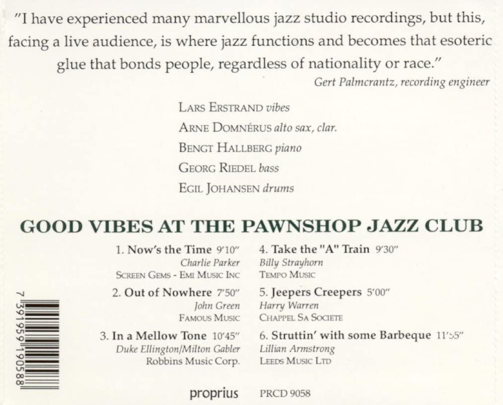 Good Vibes - Jazz At The Pawnshop 3 - slide-1