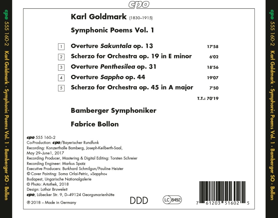Goldmark: Symphonic Poems Vol. 1 - slide-1