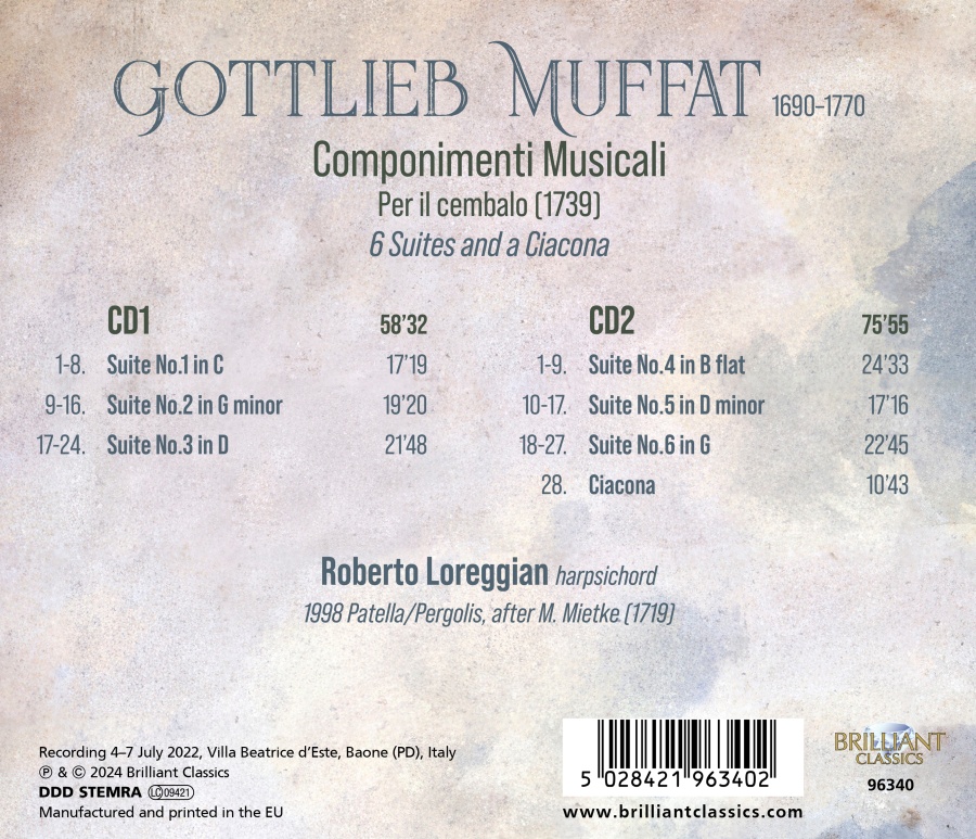 Muffat: Componimenti Musicali - slide-1