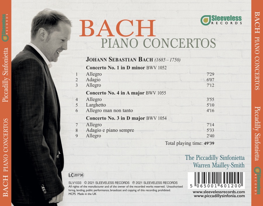 Bach: Piano Concertos Nos. 1, 3 & 4 - slide-1