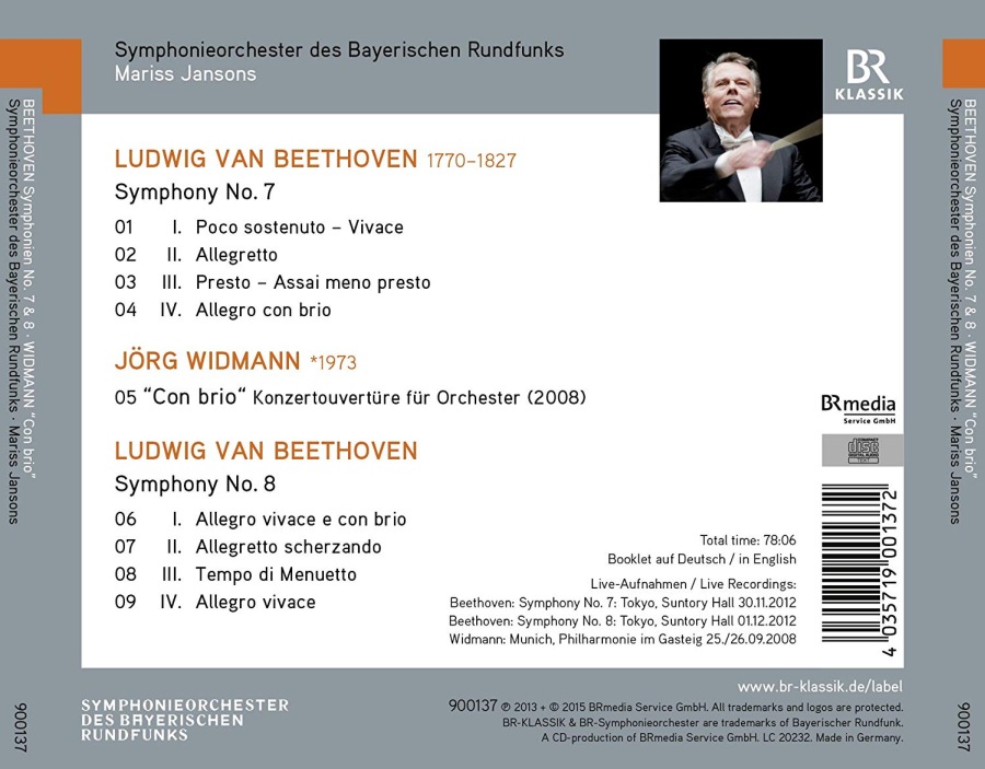 Beethoven: Symphonies Nos. 7 & 8; Widmann: Con brio - slide-1