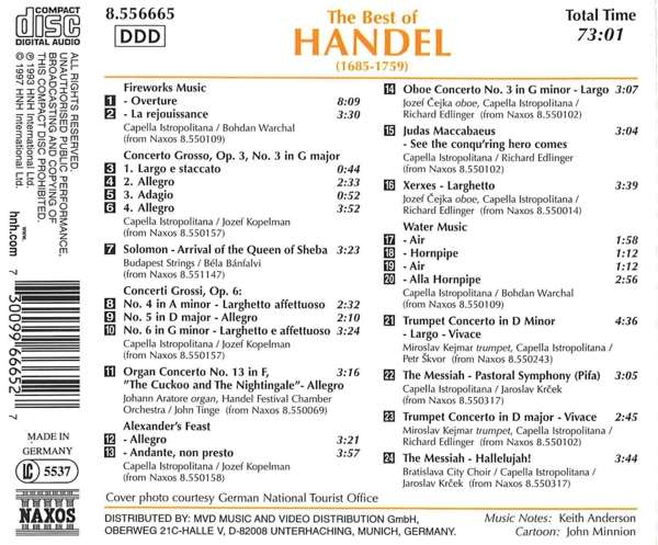 THE BEST OF HANDEL - slide-1