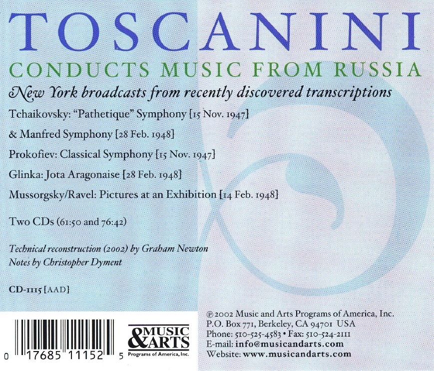 Toscanini conducts Music from Russia - slide-1
