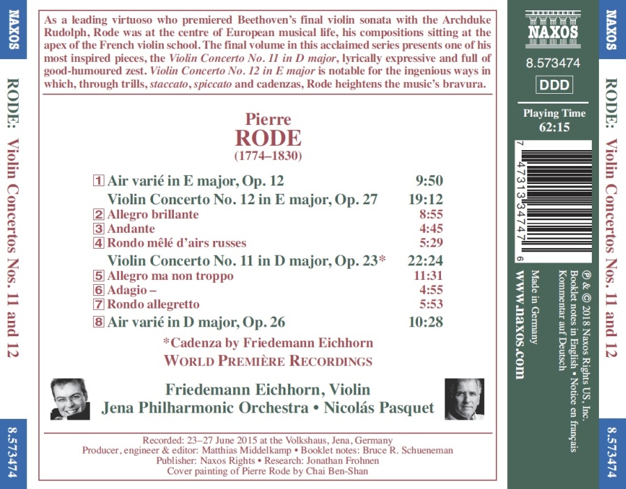 Rode: Violin Concertos Nos. 11 & 12 - slide-1