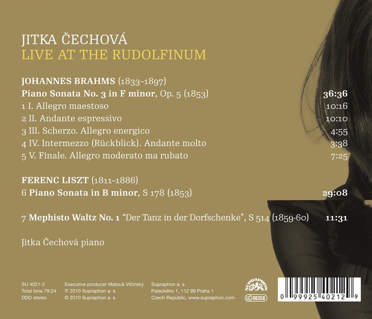 Cechova - Live at the Rudolfinum - Brahms, Liszt - slide-1