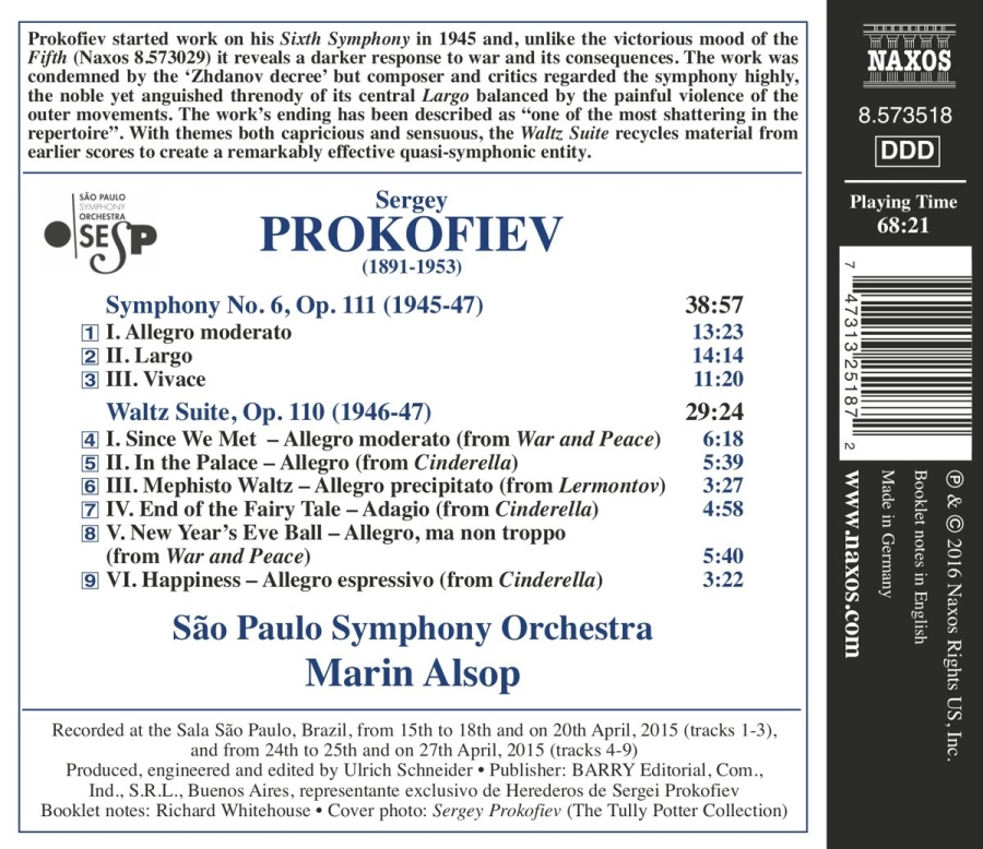 Prokofiev: Symphony No. 6,  Waltz Suite - slide-1