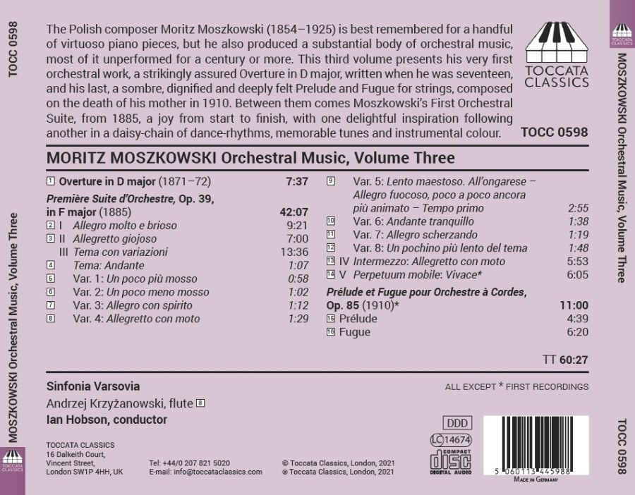 Moszkowski: Orchestral Music, Vol. 3 - slide-1