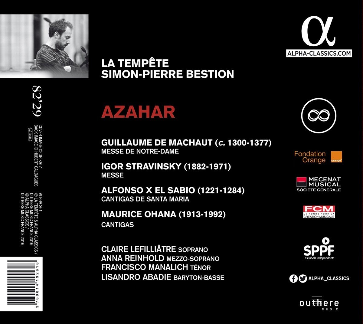 Azahar - Alfonso X el Sabio;  Guillaume de Machaut; Stravinski; Ohan; - slide-1