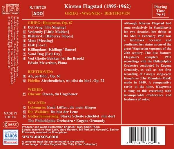Kirsten Flagstad: Grieg; Wagner; Beethoven - slide-1
