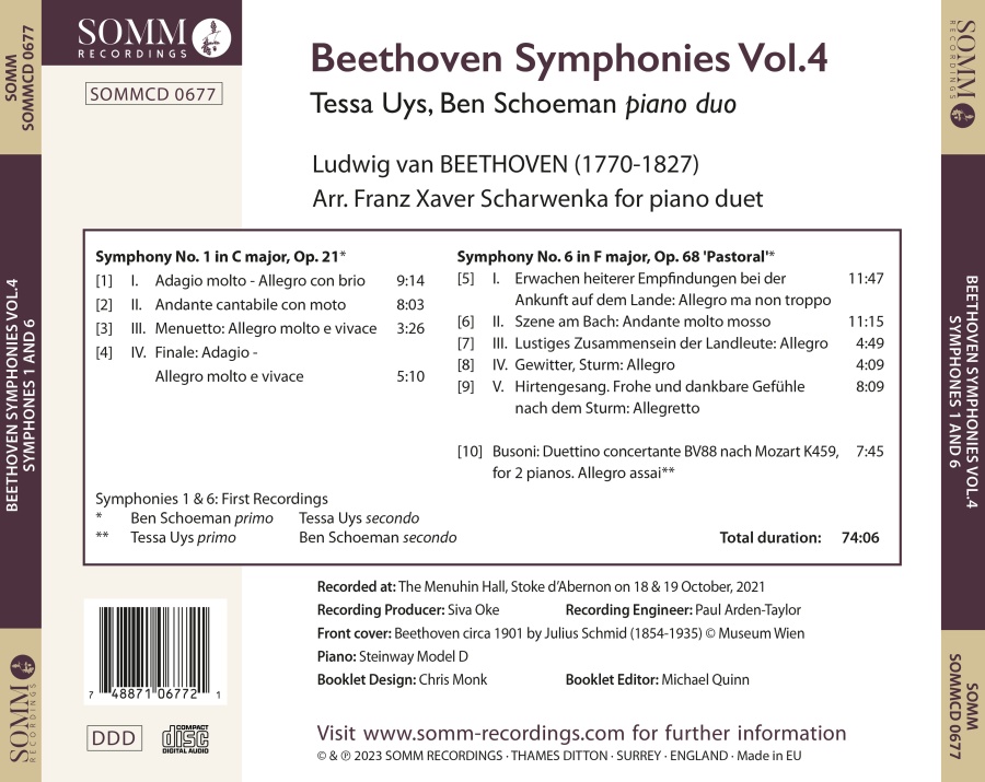 Beethoven: Symphonies Vol. 4 - slide-1