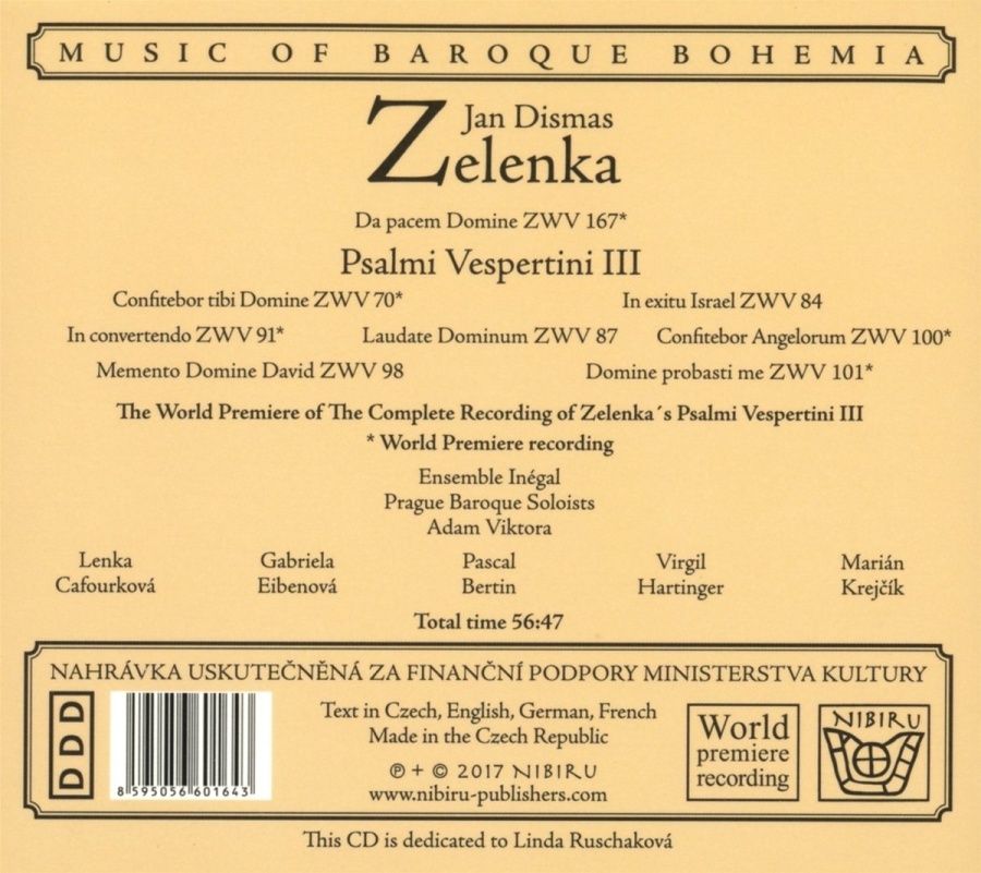 Zelenka: Psalmi Vespertini III - slide-1