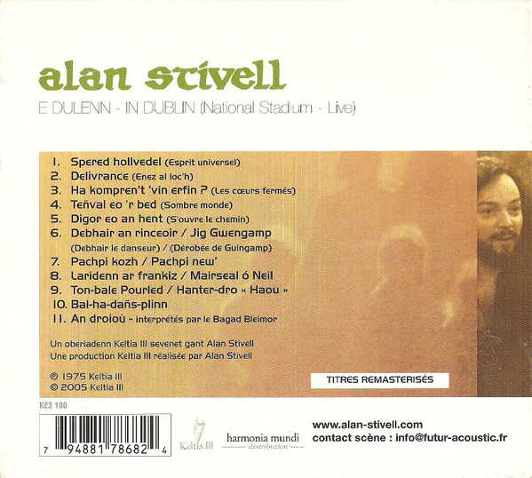 Alan Stivell ‎– Dublin (National Stadium - Live) - slide-1