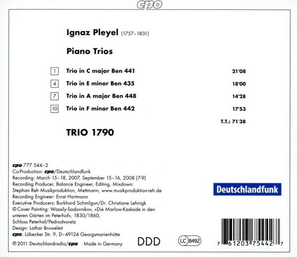Pleyel: Piano Trios - slide-1