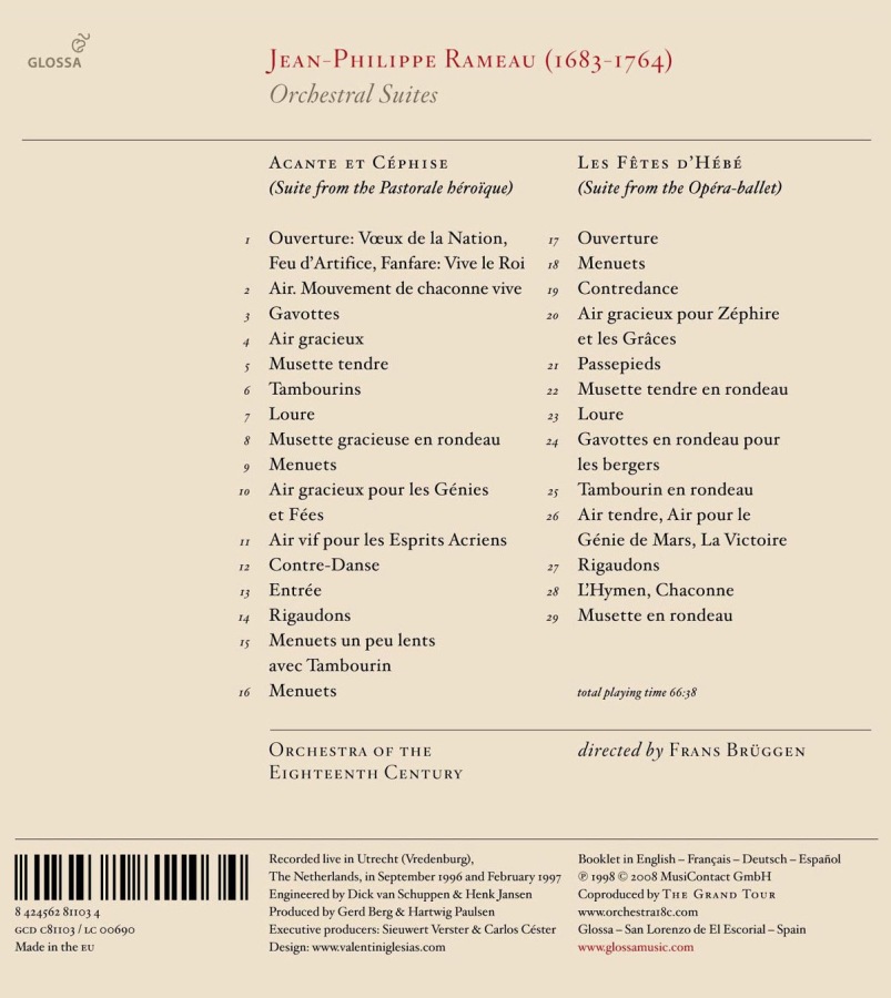 Rameau: Orchestral suites - slide-1