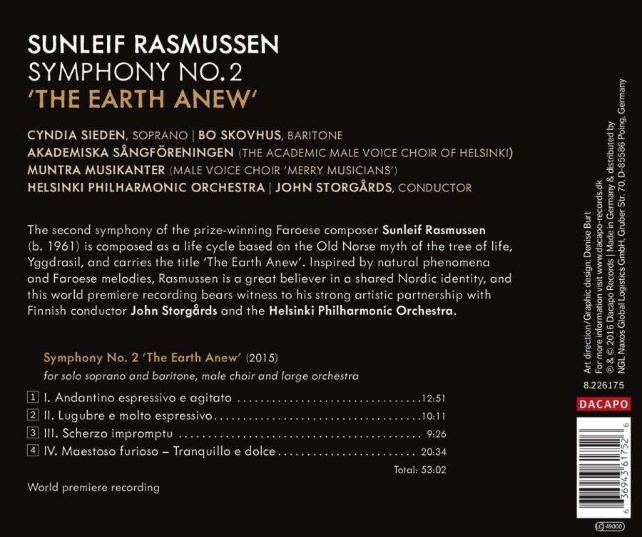 Rasmussen: Symphony No. 2 "The Earth Anew" - slide-1