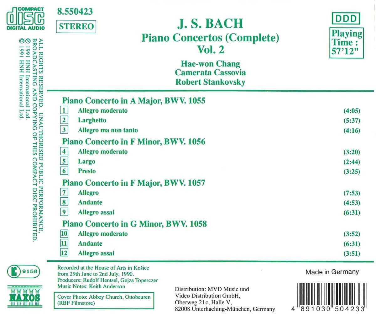 Bach: Piano Concertos, Vol. 2 (BWV 1055-1058) - slide-1