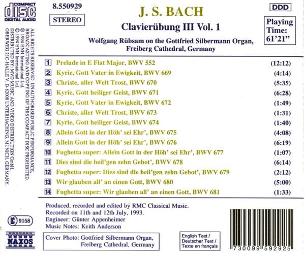 BACH: Clavierubung III vol. 1 - slide-1