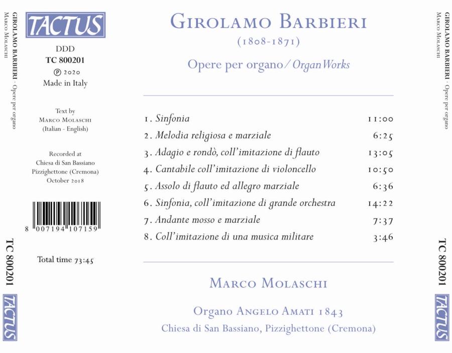 Barbieri: Organ Works - slide-1