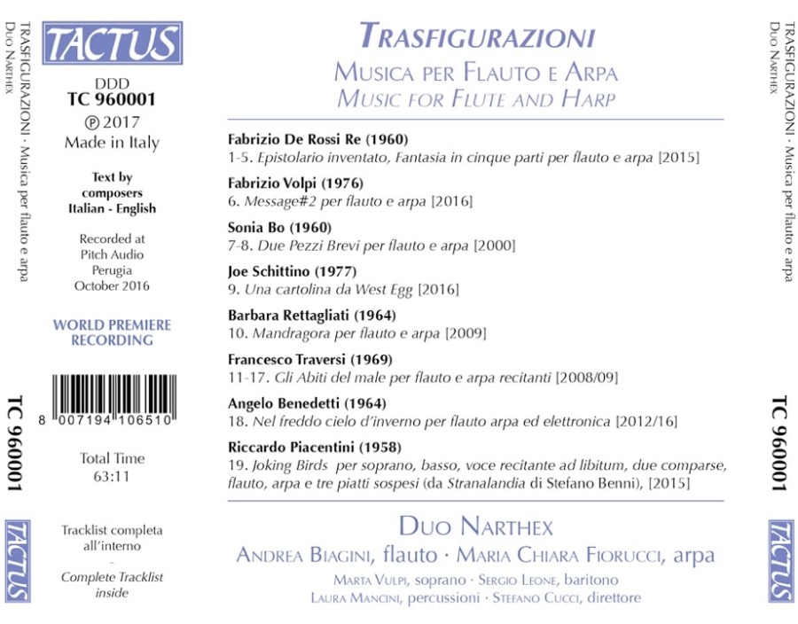 Trasfigurazioni - Music for flute and harp - slide-1