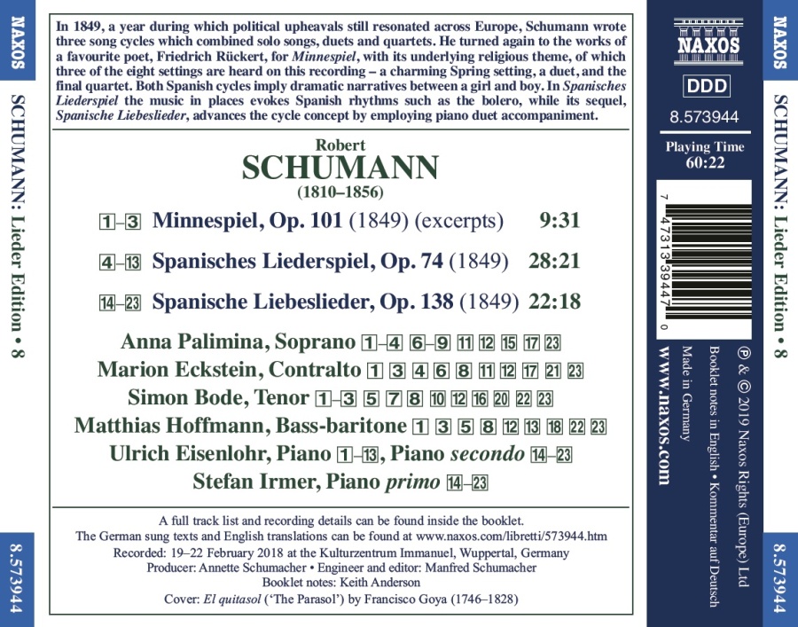 Schumann: Spanisches Liederspiel - slide-1