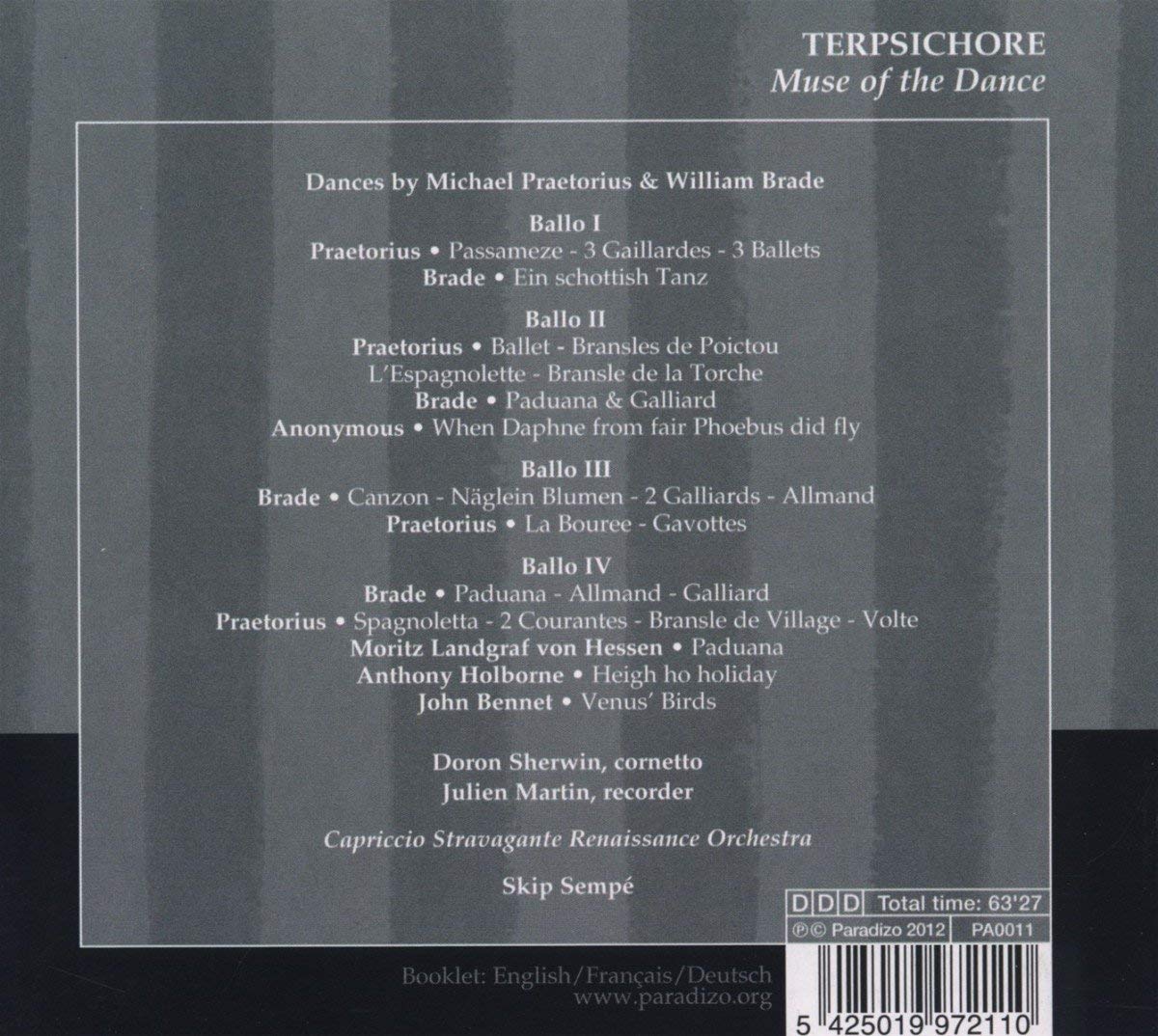 Praetorius & Brade: Terpsichore - slide-1